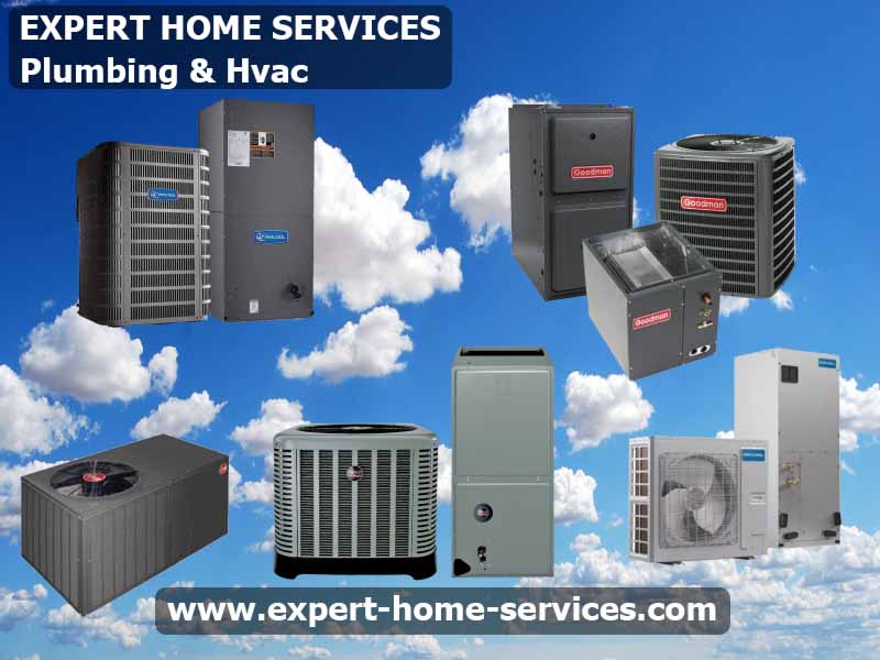 Central air conditioning repair and replacement service by Expert Home Services Plumbing and HVAC in Passaic-Bergen-Morris-Essex counties NJ-USA