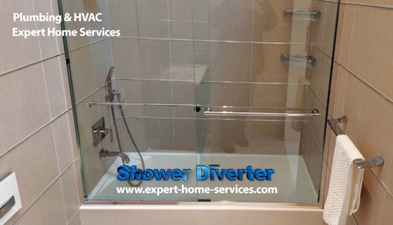 Shower Diverter Repair and Installation Service Expert Home Services Plumbing and HVAC in Passaic-Bergen-Morris-Essex counties NJ-USA
