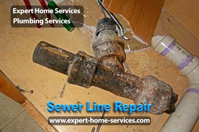 Sewer Line Repair Services by Expert Home Services Plumbing and HVAC in Passaic-Bergen-Morris-Essex counties NJ-USA
