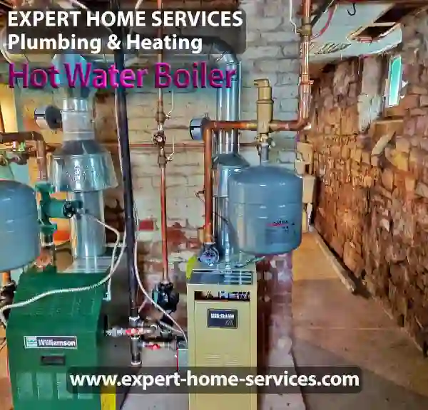 Hot Water Boiler by Expert Home Services Plumbing and HVAC in Passaic-Bergen-Morris-Essex counties NJ-USA