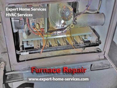 Gas furnace glowing hot inside - Emergency Furnace Repair Available