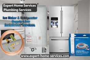 Ice Maker and Refrigerator Supply Line Installation Services by Expert Home Services Plumbing and HVAC in Passaic-Bergen-Morris-Essex counties NJ-USA