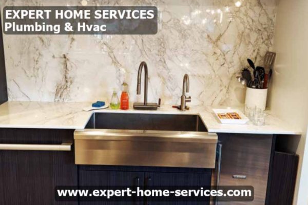 Kitchen Faucet and Taps repair and new install by Expert Home Services - Plumbing, Heating & Air Conditioning located in Clifton, NJ, USA, serving customers in Passaic-Bergen-Morris-Essex counties NJ-USA