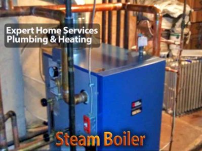 Newly installed steam boiler system in a basement - Reliable Steam Boiler Services in North NJ