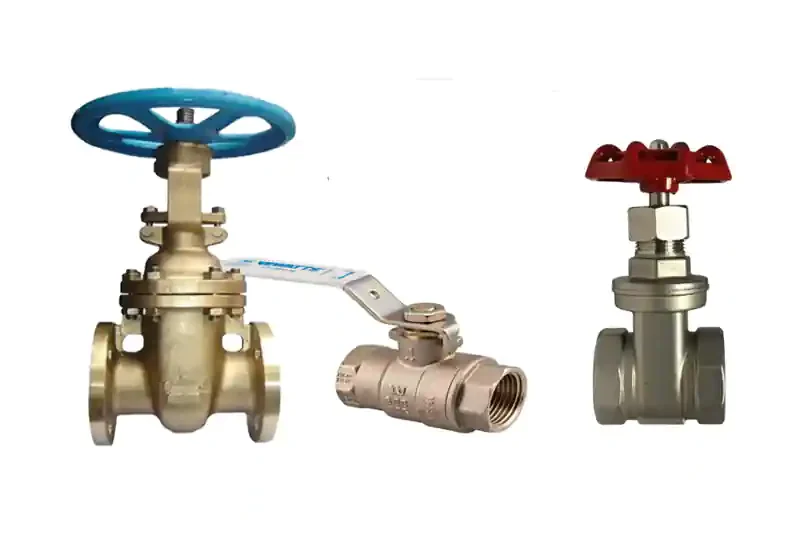 water main valve replacement Different types of shut-off valves (gate valve, ball valve, butterfly valve)